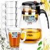 Vilde | Teekanne 960 ml - Glaskanne mit Sieb - 6 Gläser 255 Produktbild-Vorschau 10