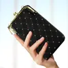 Avizar, Smartphone-Schultertasche mit Rautenmuster, Schwarz Produktbild-Vorschau 5