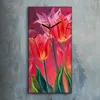 Küchenuhr Bürouhr Leinwand Uhr Geräuschlos 30x60 Gemälde Produktbild-Vorschau 2