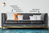 MuchoWow® Zierkissen Sofakissen Wohnzimmer Dekokissen 45x45 Produktbild-Vorschau 3