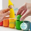 Ulanik Montessori Holzspielzeug Regenbogen Steckpuppen in Produktbild-Vorschau 3