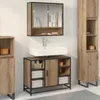 vidaXL Szafka łazienkowa dąb Artisan 80 x 33 x 60 cm Podgląd zdjęcia produktu 2