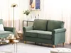 BELIANI Sofa ciemnozielona sztruksowa 2-osobowa sprężyny Podgląd zdjęcia produktu 2