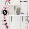 KOTARBAU® Regalwinkel Schwarz Metall Stahl 150x150 mm Produktbild-Vorschau 6