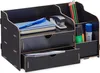 Relaxdays Schreibtisch Organizer, 2 Schubladen & 3 Fächer, Produktbild-Vorschau 1