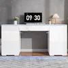 Scrivania Merax, finitura lucida con illuminazione a LED, Anteprima dell’immagine prodotto 2