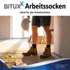 Bituxx 1 Paar Full Freizeit & Arbeitssocken Grau 39-42 Produktbild-Vorschau 2