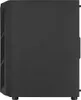 Side view of a black computer case. Produktbild-Vorschau