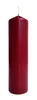 Kaminkerze bordeaux 30x7,8cm Adventskerze Altarkerze Produktbild-Vorschau 2