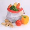 12 Stück Gemüsebeutel-Set mit Kordelzug - Waschbare - Produktbild-Vorschau 5