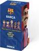 A product box for MINIX collectible figurines featuring FC Barcelona players, with a large illustration of a player on the side. Anteprima dell’immagine prodotto