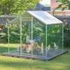 Kurnik o wymiarach 2x2x2 m z zamkiem zabezpieczającym i Podgląd zdjęcia produktu 1