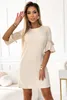 Numoco Minikleid für Frauen Neva beige XL Produktbild-Vorschau 4