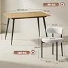 HOMCOM 5-teilig Essgruppe Ausziehbar Platzsparend für Produktbild-Vorschau 3
