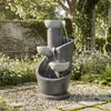 Flieks Gartenbrunnen mit Led, Zimmerbrunnen mit Produktbild-Vorschau 2