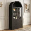 Armoire haute de 170 cm avec étagères, tiroirs et portes, Voir les images du produit 4