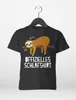 Kinder T-Shirt Mädchen Offizielles Schlafshirt Faultier Produktbild-Vorschau 4