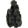 Statue en polyrésine de 3 singes représentant l'ouïe, la Voir les images du produit 7
