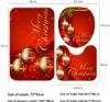 Duschvorhang mit Badematten Set Wasserdicht Weihnachten Produktbild-Vorschau 3