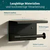 Toilettenpapierhalter mit Ablage, Edelstahl WC-Rollenhalter Produktbild-Vorschau 4