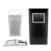 2 in 1 Standaschenbecher mit Mülleimer, Stahl, 60cm, 35L, Produktbild-Vorschau 3