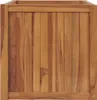 A close-up view of a wooden planter box. Náhľad obrázku produktu