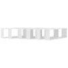 vidaXL Étagères cubes 6 pcs. Blanc 60x15x23 cm Bois Voir les images du produit 16
