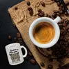 Morgenmuffel Katze Glas Tasse mit Spruch Guten Morgen - Produktbild-Vorschau 3