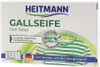 The image shows the front of a product box for Heitmann Gallseife (Gall Soap). Produktbild-Vorschau