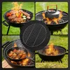 Izrielar nerezový grilovací rošt kulatý 55 cm, grilovací Náhled obrázku produktu 4