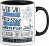 Klassik-Enthusiastin Tasse Geschenk Spruch Wer Will Schon Produktbild-Vorschau 1