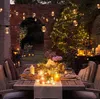 LED Garten Girlande 5m 5xE27 ST14 max 700W IP44 Schwarz Produktbild-Vorschau 5