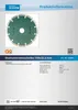 Güde Diamant Trennscheibe Durchmesser 150mm 2 Stk für Artikelnr: 58090 4015671580924 58092 Zubehör Mauernutfräse Produktbild-Vorschau