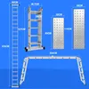 Hengda 6 in 1 Leiter Mehrzweckleiter Alu Gelenkleiter Produktbild-Vorschau 7