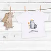 Mr. & Mrs. Panda Babyshirt Katze König 0. - 6. Monat - Weiß Produktbild-Vorschau 2