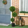 HOMCOM Künstlicher Buchsbaum groß 110cm, UV-beständige Produktbild-Vorschau 6
