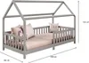 Hausbett NINA aus massiver Kiefer, schönes Montessori Bett Produktbild-Vorschau 7