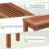 COSTWAY Gartenbank wetterfest, 2-Sitzer Sitzbank ohne Produktbild-Vorschau 5
