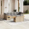 The Living Store 9-tlg. Garten-Sofagarnitur mit Kissen Produktbild-Vorschau 1