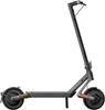 A side view of a black and gray electric scooter against a white background. Produktbild-Vorschau