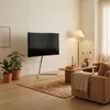 Support sur pied écran TV  49"- 70", chrome Voir les images du produit 2
