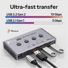 USB 3.2 10 Gbit/s KVM-Switch 4x4 mit Fernbedienung, 4 Produktbild-Vorschau 4
