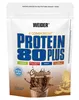 A pouch of Weider Protein 80 Plus chocolate flavored protein powder. Voir les images du produit
