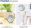Raumthermometer und Hygrometer aus Edelstahl – Präziser Produktbild-Vorschau 2