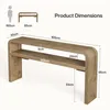 Table console de 160 cm, table d'entrée étroite avec 2 Voir les images du produit 2