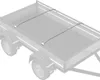 vidaXL Vliegtuigdrager voor aanhanger, 2 stuks, zilver, Productafbeelding-voorbeeld 3
