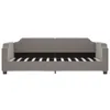 vidaXL Tagesbett mit Matratze Taupe 90x200 cm Stoff Produktbild-Vorschau 4