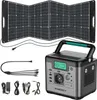 SWAREY S500 Pro Power Station mit 200W Solarpanel Solar Produktbild-Vorschau 1