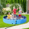Yaheetech Hundepool 180cm mit Sprinkler, 0.6cm Verdickter Produktbild-Vorschau 5