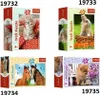 A collage of four different Trefl puzzles, each featuring a cute animal. Produktbild-Vorschau